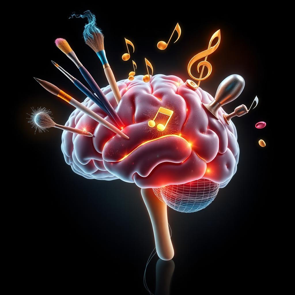 The Artistic Brain: Music, Visual Art, and Performance